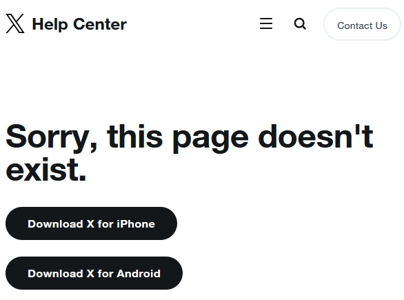 x support permanently suspended